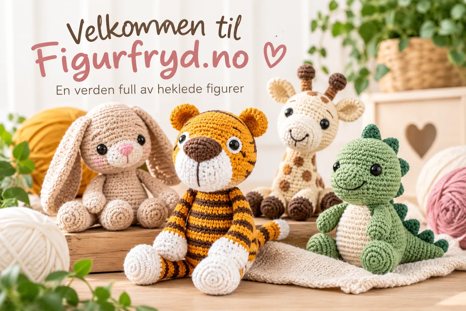 Velkommen til Figurfryd.no , en verden full av heklede figurer