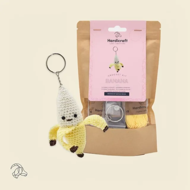 Heklesett  Banan-nøkkelring